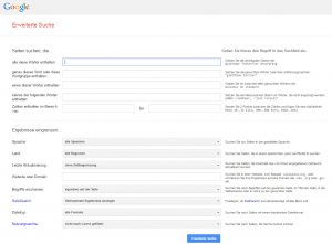 Active-Sourcing Tricks --> Googles Erweiterte Suche