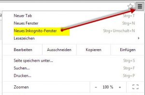 Active Sourcing Tricks und Hack mit Google - Inkognito Fenster benützen