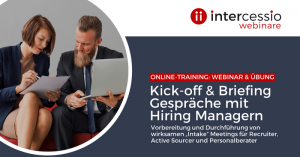 Briefing Gespräche mit Hiring Managern - POSTING -Webinar und Übung