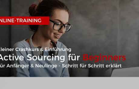 E-Learning - Crashkurs Active Sourcing für Newbies - POSTING - 800x 418
