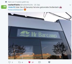 HR Netzwerken 4.0 – die eigene HR Barcamp Wiener Straßenbahn – HR Barcamp Wien 2018 -2