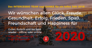Happy New Year 2020 für unsere Intercessio Kunden und Follower