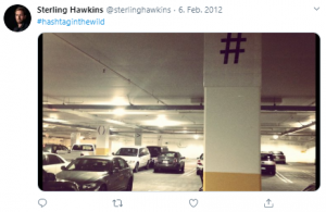 Hashtag in the wild - Beispiel 2 für Hashtags - Tweet