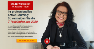 Ihr professionelles Active Sourcing - So vermeiden Sie die 7 Todsünden aus 2020