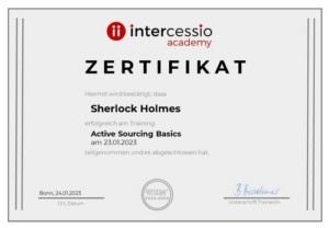 Muster Zertifikat Basics 2023