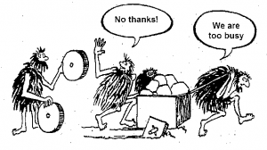 Sourcer Mindset Change - No Thanks - we are too busy