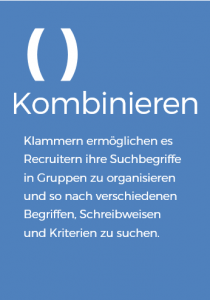 Playbook Boolesche Suche - Klammern