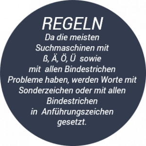 Playbook Boolesche Suche - Punkt 5 - Regeln