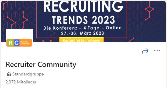 LinkedIn-Gruppen: Recruiter Community