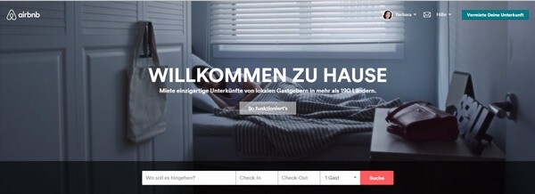 So geht Social Bewerbung - Airbnb