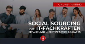 Social Sourcing IT-Fachkräfte - POSTING mit Text