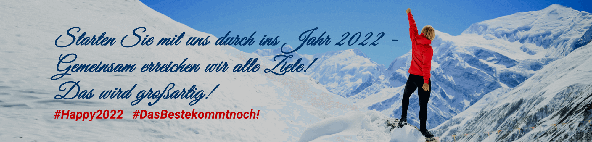 Starten Sie mit uns durch ins neue Jahr - wir schaffen das - HEADER