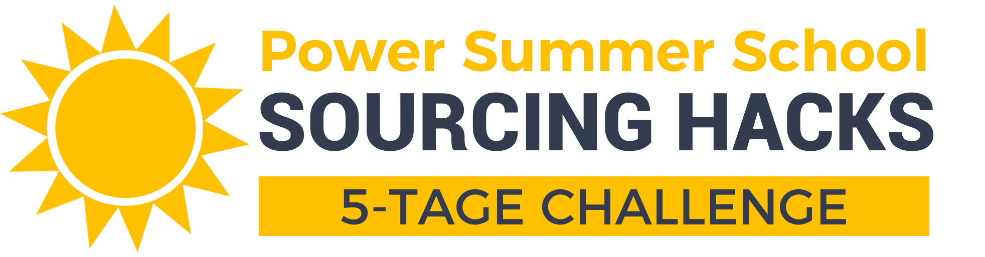 Summer School - Sourcing Hacks 2020 - Logo