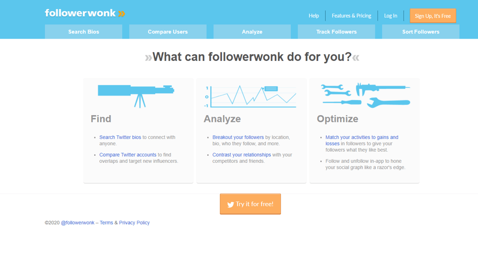 Twitter Sourcing - Followerwonk