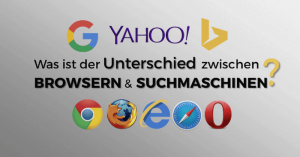 Was ist der Unterschied zwischen Browser und Suchmaschine