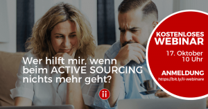 Wer hilft mir, wenn beim Active Sourcing nichts mehr geht?