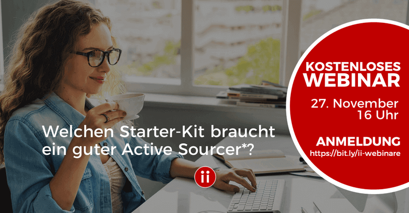 Webinar - Wie lerne ich am besten professionelles Active Sourcing?