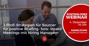 Webinar- 3 Profi-Strategien für Briefing- bzw Intake Meetings